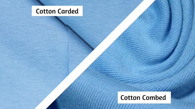 gambar perbandingan cotton cared dengan cotton combed