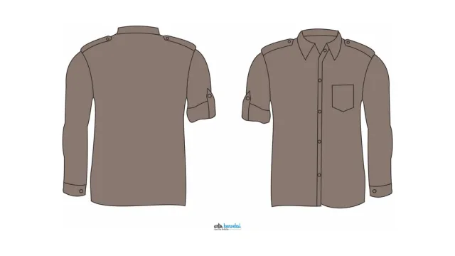 kemeja pdh polos
