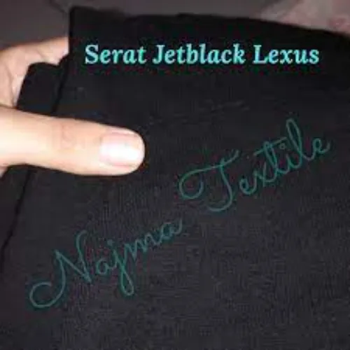 jenis kain jet black lexus